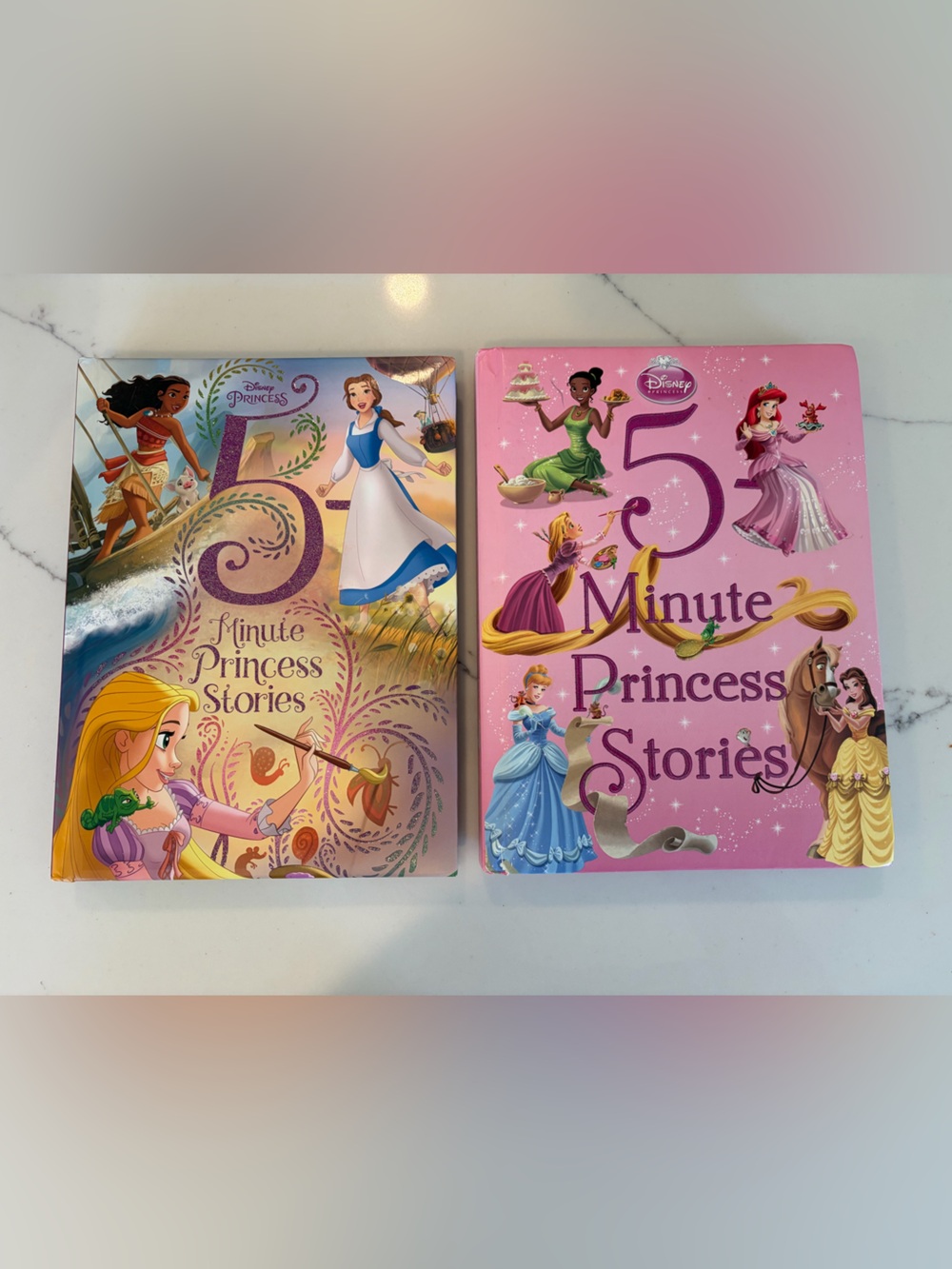 Bundle of 2 Disney 5 Minute Princess Story books
